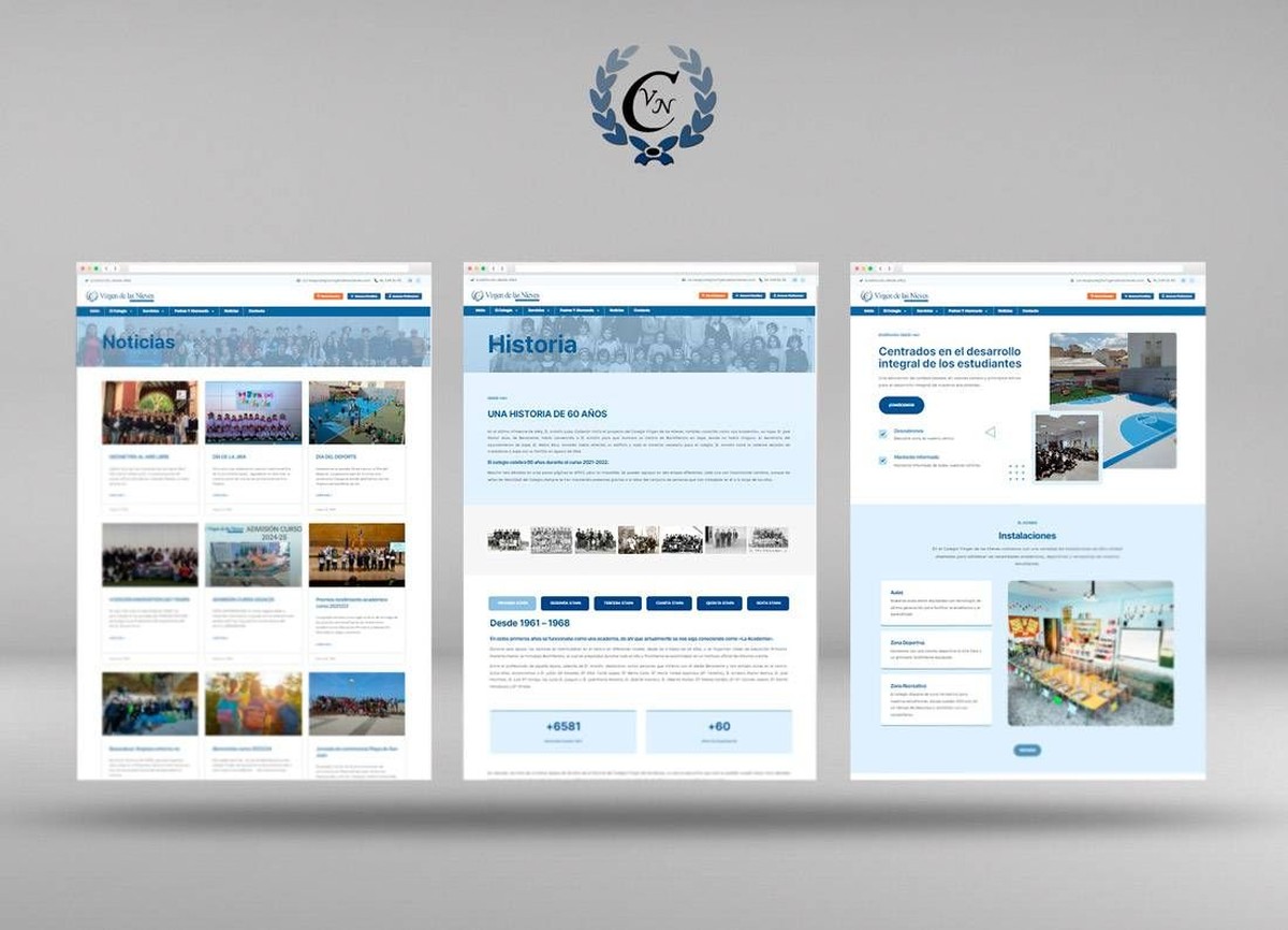 Presentamos la nueva Web del Colegio Virgen de las Nieves