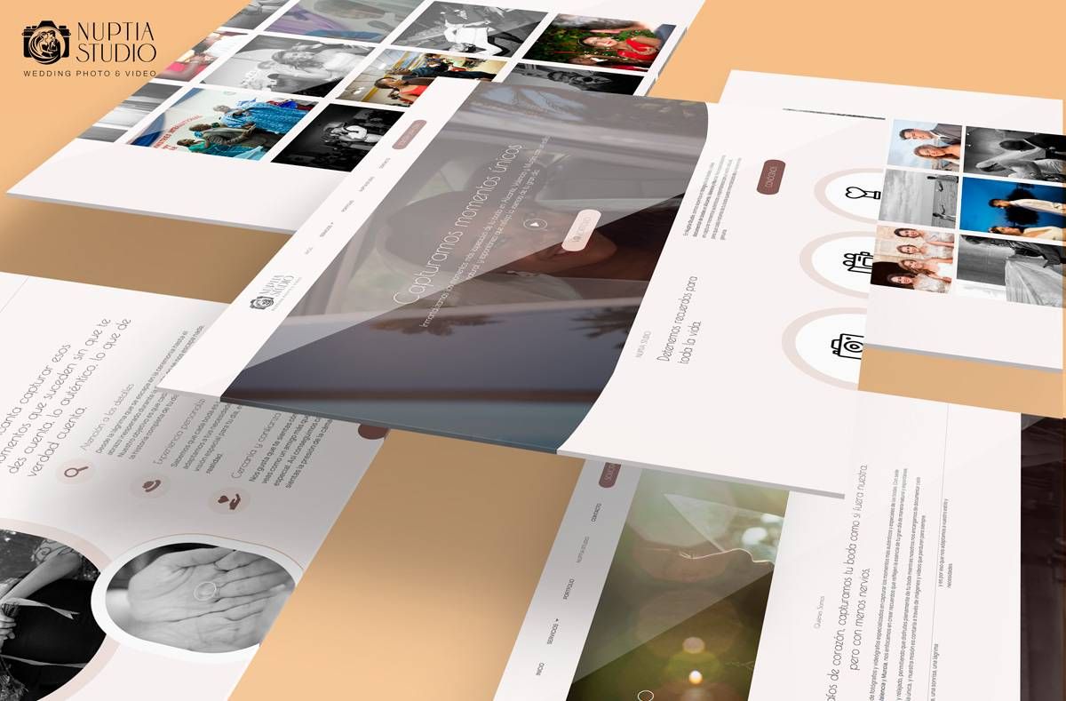 Creamos la página web de Nuptia Studio