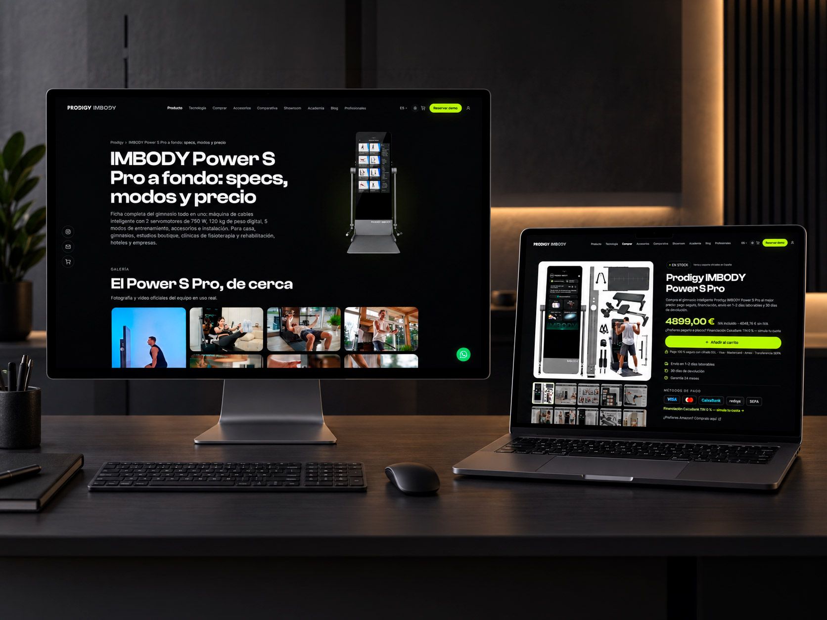Diseño de tienda online orientado a SEO: caso Prodigy IMBODY