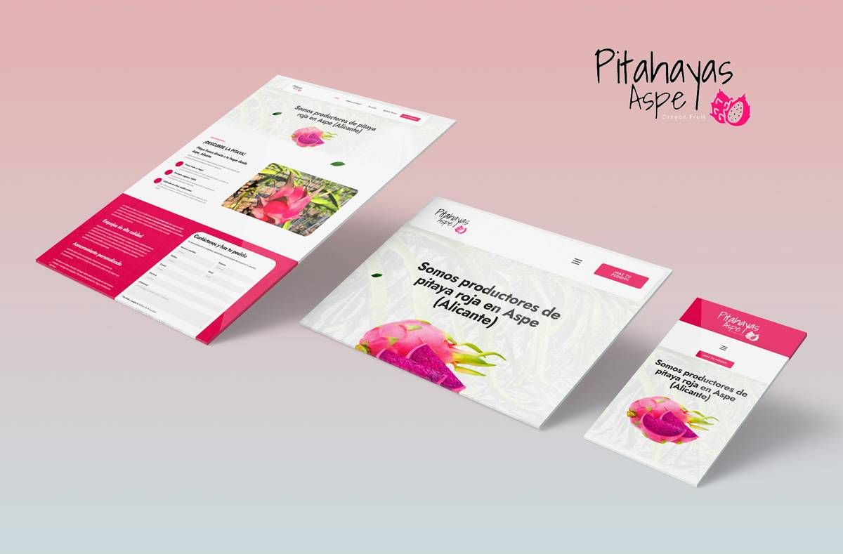 La nueva página web de Pitayas Aspe