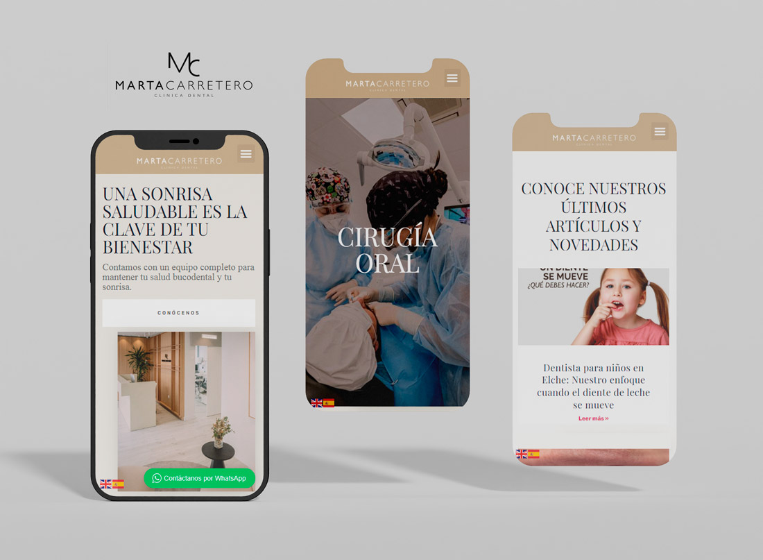 Kit Digital Centro dental Marta Carretero Elche